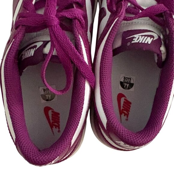 Nike Dunk Low Retro Sneakers-Volt/White-Size 7Y (Youth)-NWOB - Picture 4 of 8